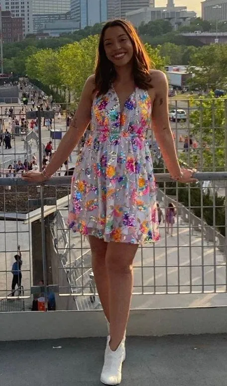 Sequin bejeweled dress Multiple - Image 2