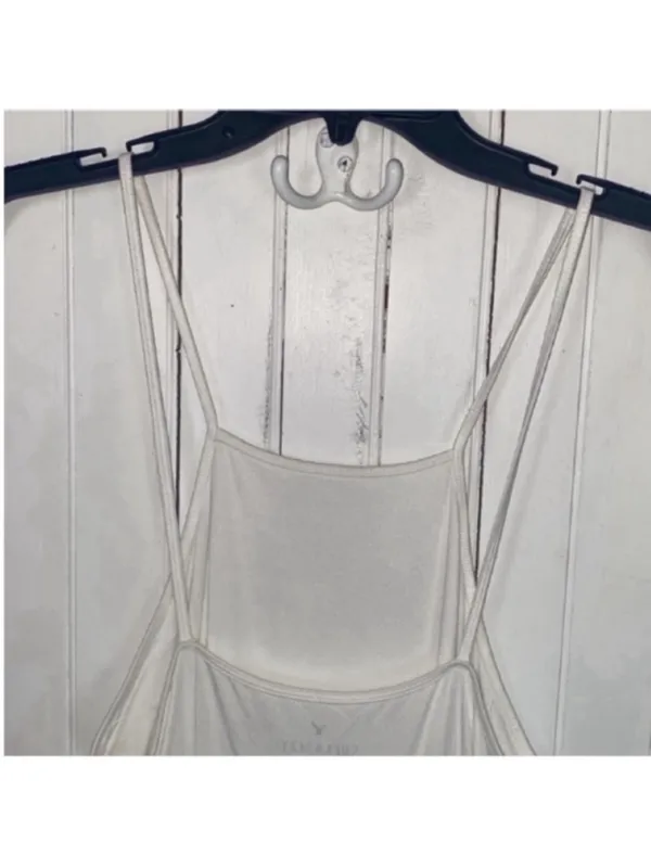 American Eagle Outfitters Soft & Sexy Bodysuit White Size L - Image 8