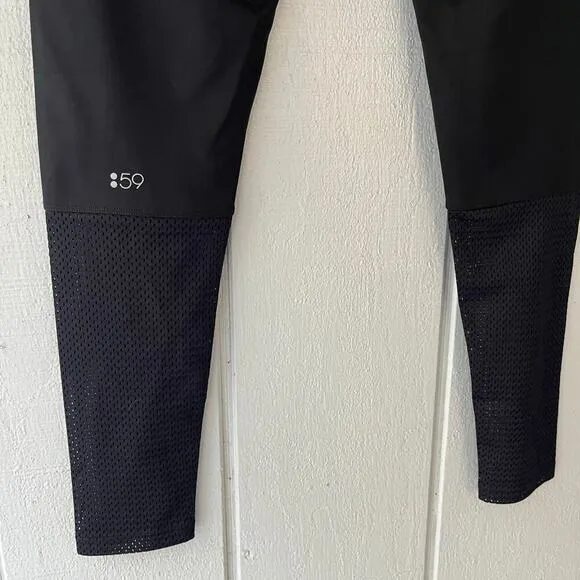 Splits59 Hurdle Mesh‎ Panel Leggings in Black Size M Size M - Image 2