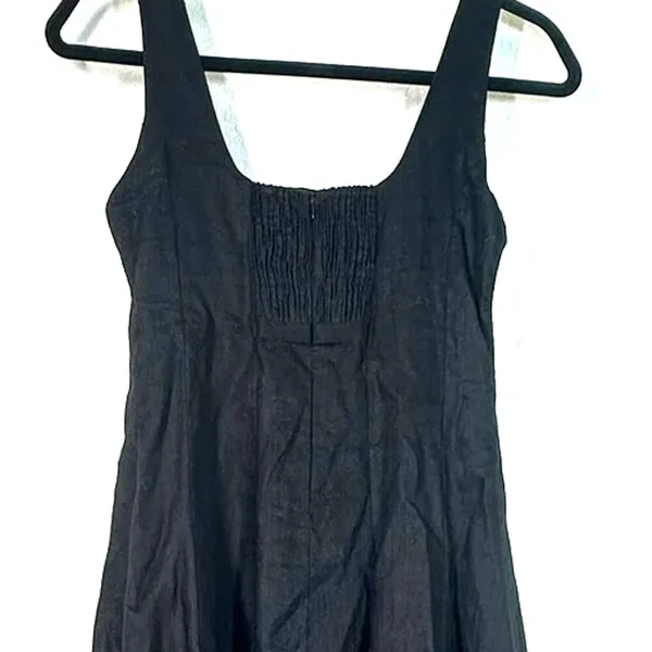2/S DISSH 1oo% linen maxi dress long minimalist luxury capsule casual vacation - Image 7