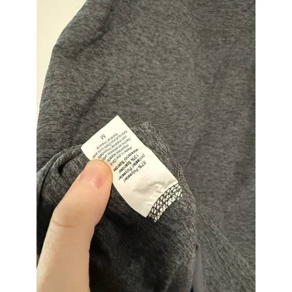 Beyond Yoga Gray Spacedye One Shoulder One and Only Athletic Mini Dress Medium - Image 6