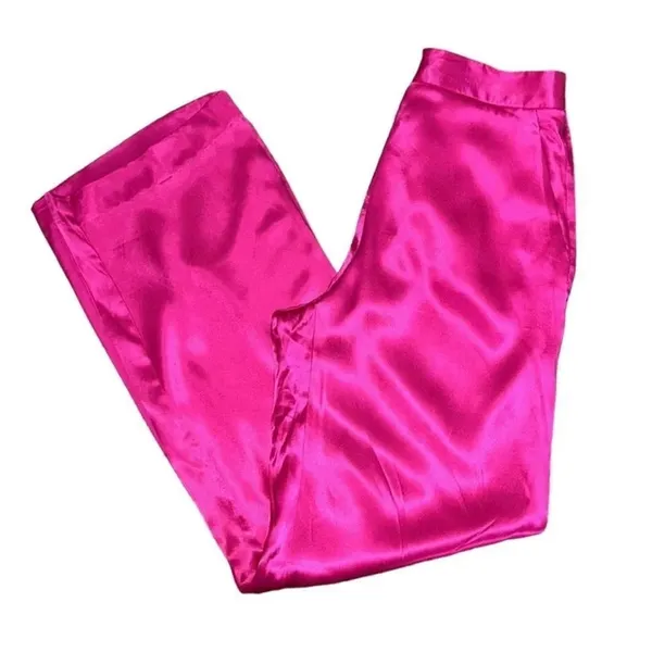 Zara Pink Satin Effect Dress Pants(Size Small) - Image 6