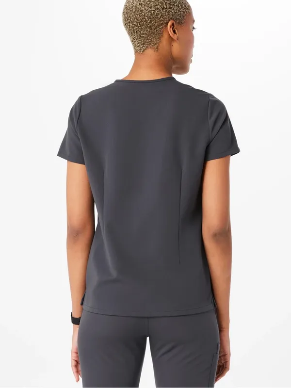 Figs Casma Scrub Top Charcoal Grey Size Medium - Image 2