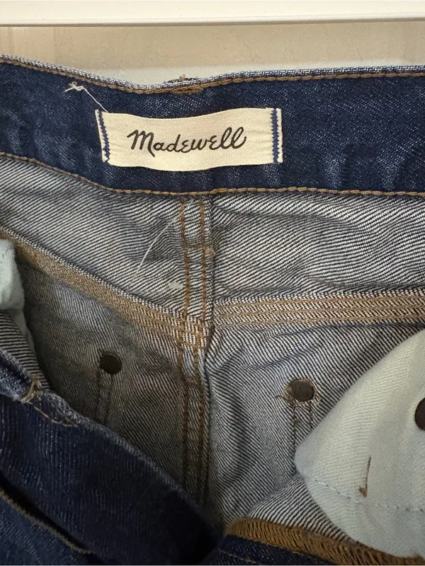 NWOT Madewell The Perfect Vintage Full Length High Ride Jean in Dark Wash - Image 6