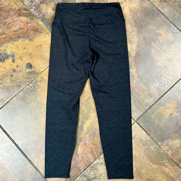 Nanette Lepore Women's Heather Charcoal Gray Pull On Skinny Leggings Medium - Image 5