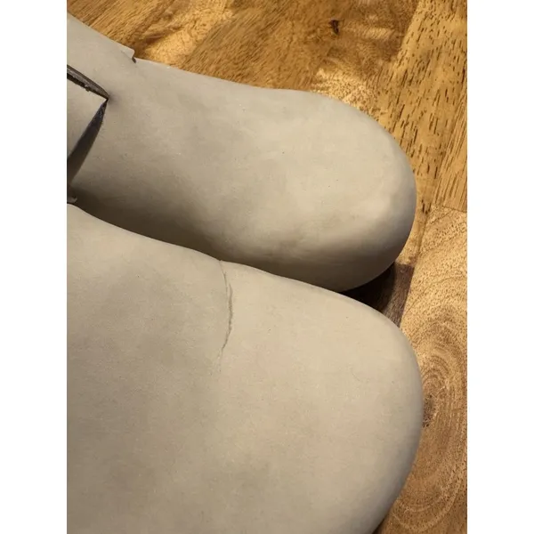 CUSHIONAIRE Hana Cork‎ Footbed Vegan Leather Clogs Size 9 Boho Hippie Casual - Image 4