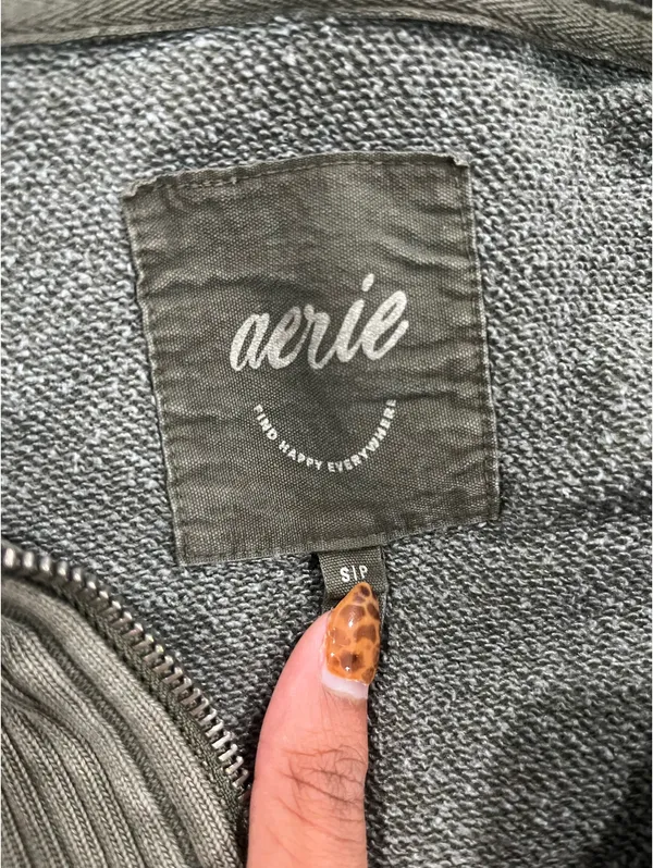 Aerie Quarter-Zip Sweatshirt - Image 3