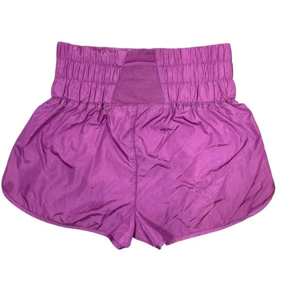 Free People FP Movement Way Home Shorts Large Violet Pink Athletic Lined Running - Image 2