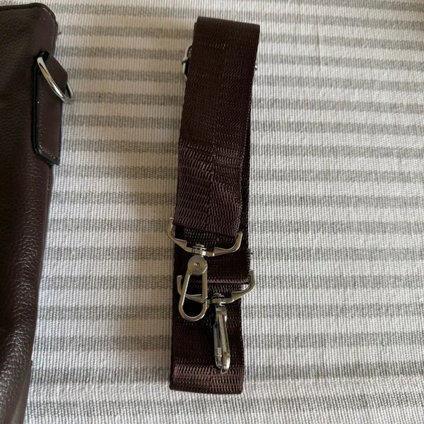 NEW Brown Briefcase Laptop File Style Bag #260247 - Image 3