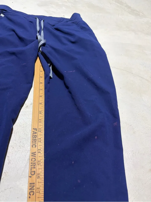 Figs Navy Drawstring scrub Jogger Pants large - Image 2