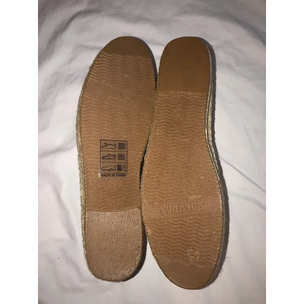 Soludos Spirit Animal Cat Smoking Espadrille Size 8.5 Beige Whimsy Boho Summer - Image 7