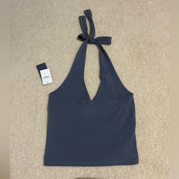 Hollister Navy Halter Top - Image 2