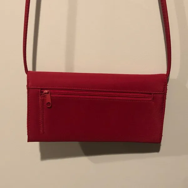 Red Envelope Style Crossbody Wallet Bag - Image 4