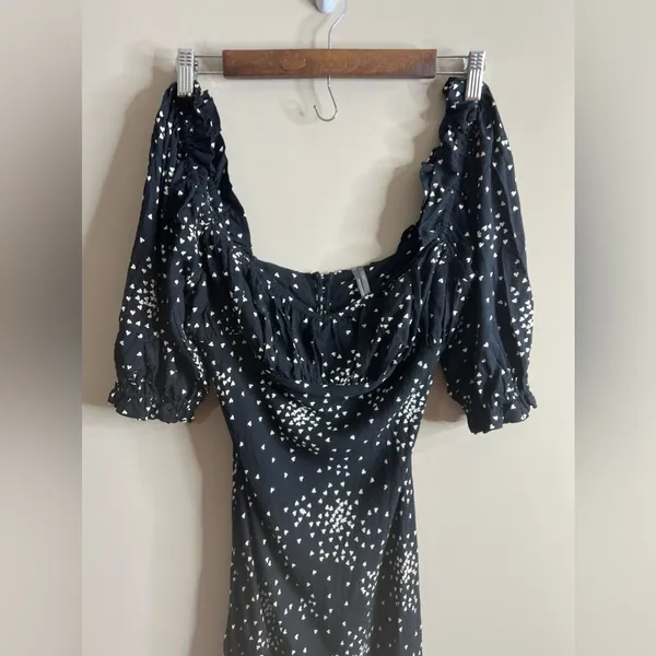 Anthropologie heart mini dress size xs - Image 3