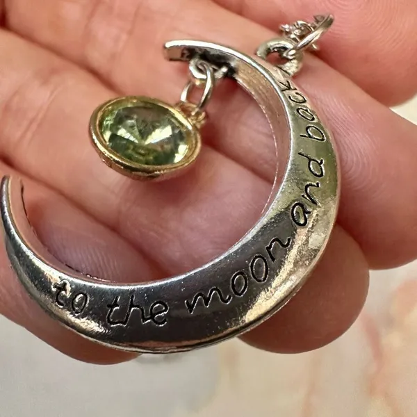 Moon charm pendant necklace - Image 7