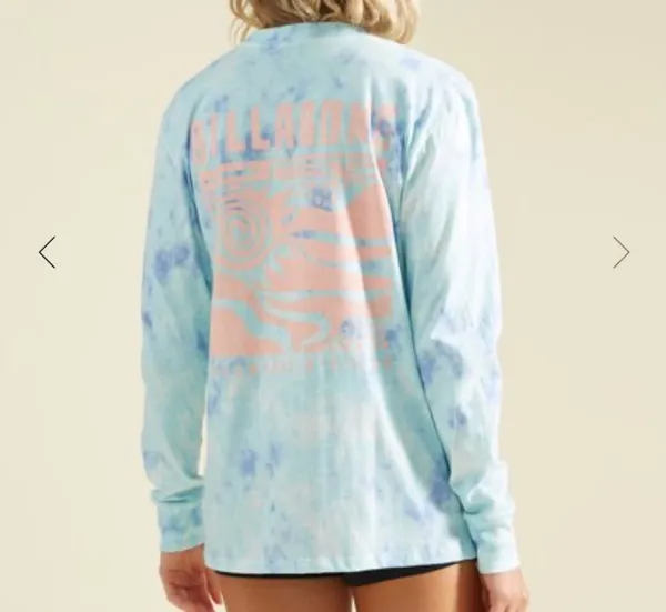 Billabong Tie Dye Long Sleeve Shirt - Image 2