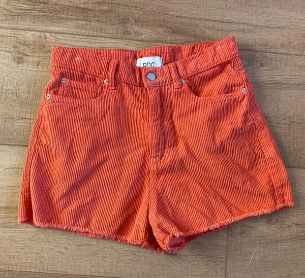 BDG Size 27 or 4 Corduroy orange mom jean shorts - Image 2