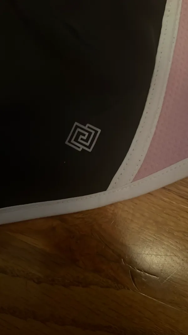 Zelos Black & Pink Athletic Shorts - Image 4