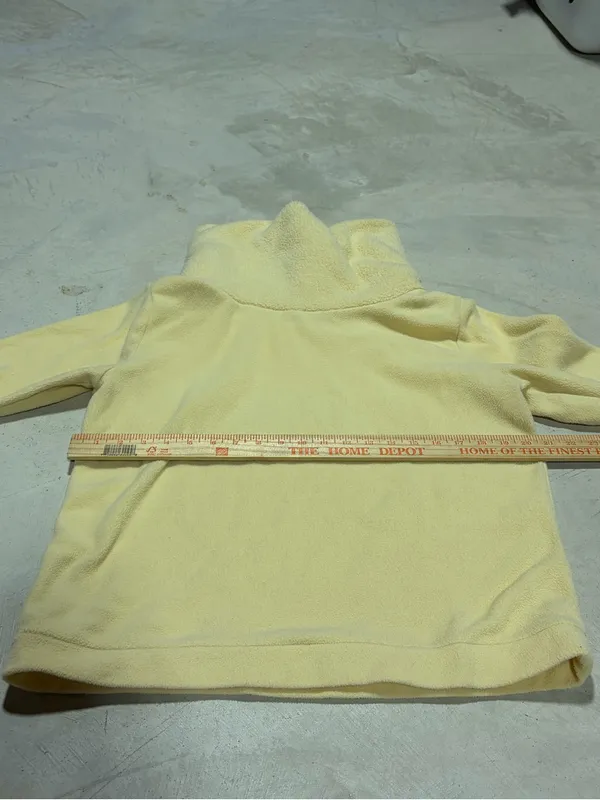 Dudley Stephens Cozy Women's butter yellow Pullover Sweater fleece large - Image 6