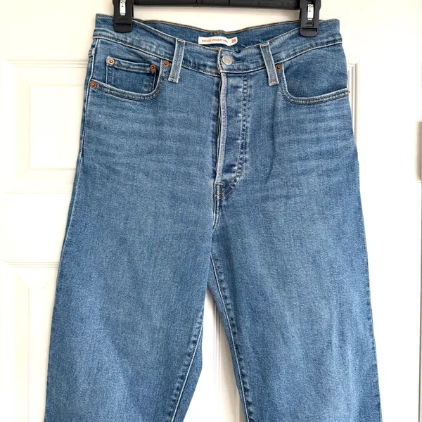 Levi’s Ribcage‎ Straight Ankle High Waist Jeans Size 29 - Image 3