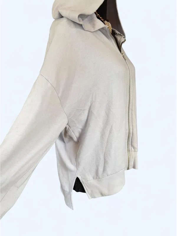 Vintage Y2K Victoria’s Secret PINK Periwinkle Oversized Zip-Up Hoodie size small - Image 3