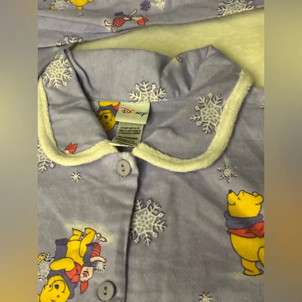 Winnie the Pooh and piglet 2pc pj set vintage Disney Size M. NWOT - Image 2