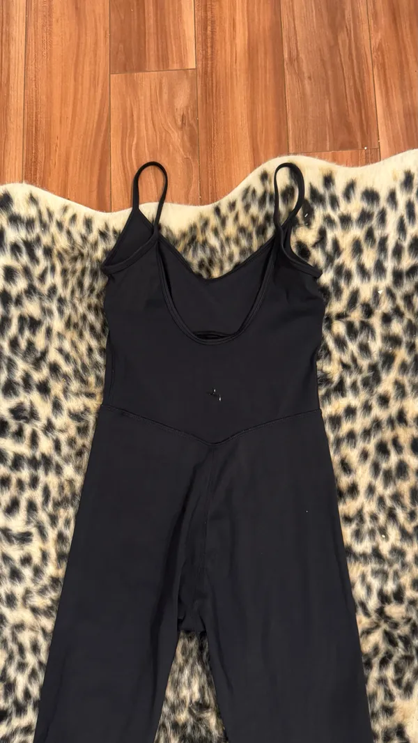 Black athletic jumpsuit - Image 3