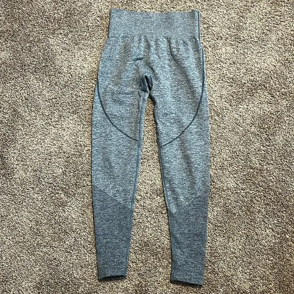 ACTA Women's‎ Blue Seamless High Waist Athletics Leggings Small - Image 2