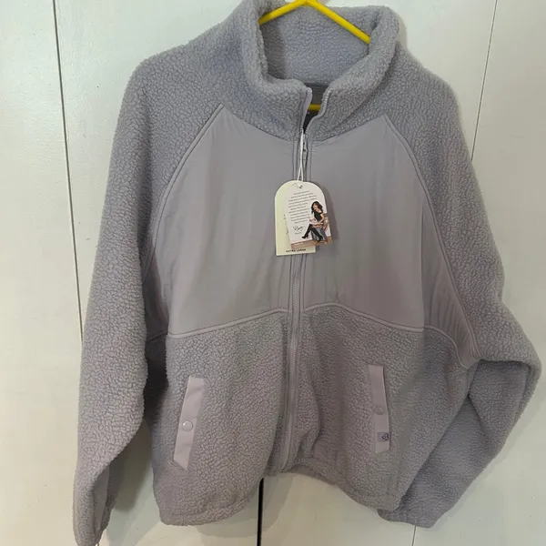 Cozy lilac Fleece Jacket XL - Image 3