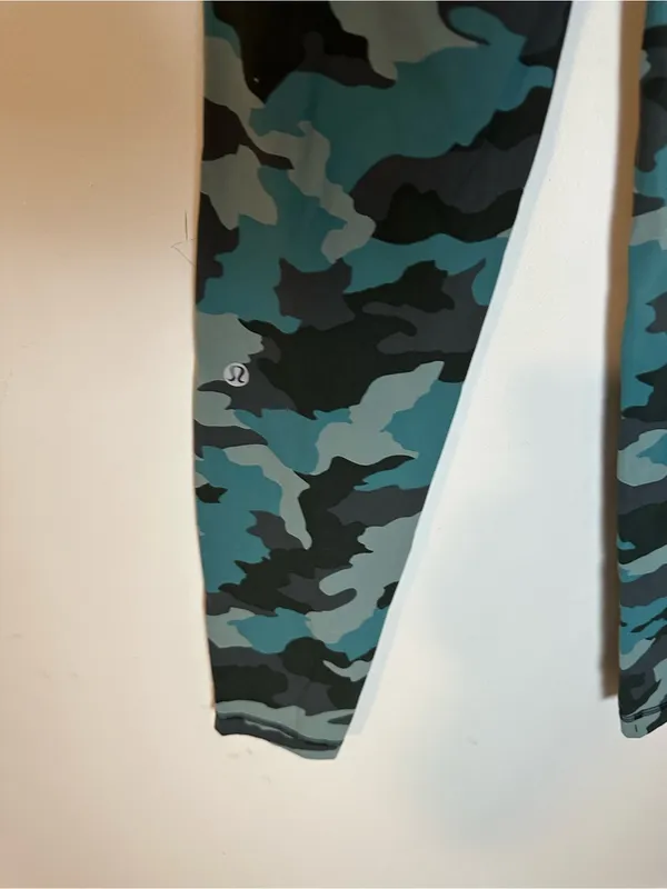 Lululemon Align High-Rise Pant 28" Heritage 365 Camo Tidewater Teal 8 - Image 7