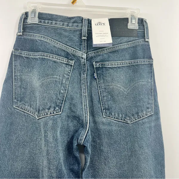 Levi's Made & Crafted Column Taper Jeans 24x30 High Rise Straight Leg NWT - Image 5