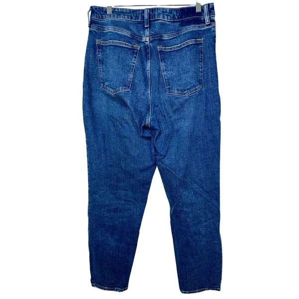 Abercrombie & Fitch Curve Love Mom High Rise Denim Distressed Jeans Size 30 10 L - Image 2