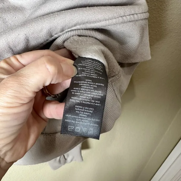 Danskin Cropped Quarter Zip Half Zip Sweatshirt Size XL Extra Large - Image 10