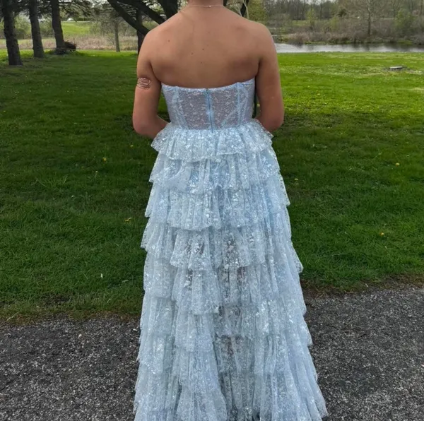 Blue Jovani Prom Dress - Image 2