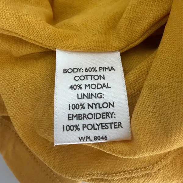 Mustard Yellow Floral Embroidered Sun‎ Dress Medium Bohemian Vacation Resortwear - Image 9