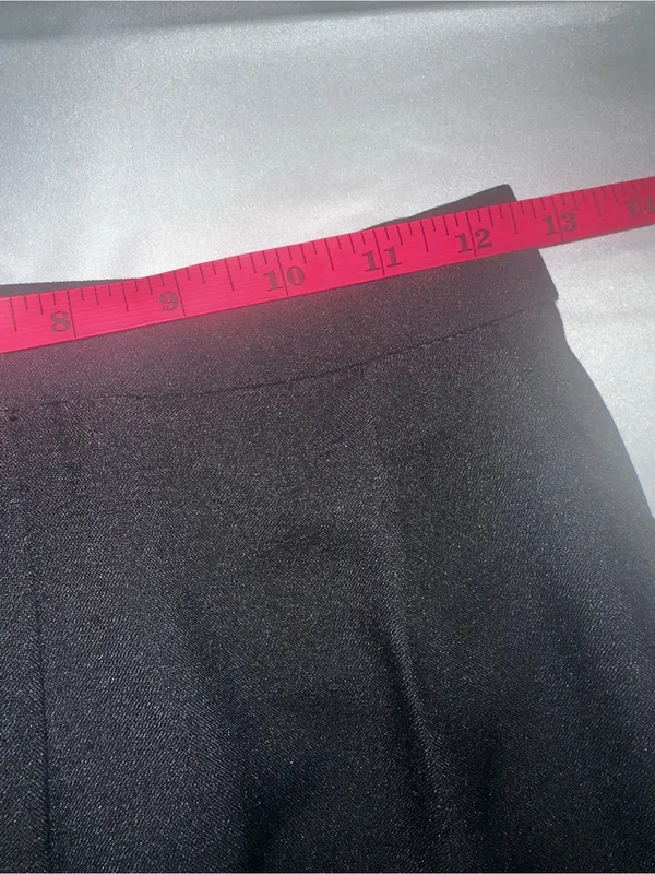 ASOS Petite Black Tailored Straight Leg Trousers Work Office Slacks Size 0 - Image 6