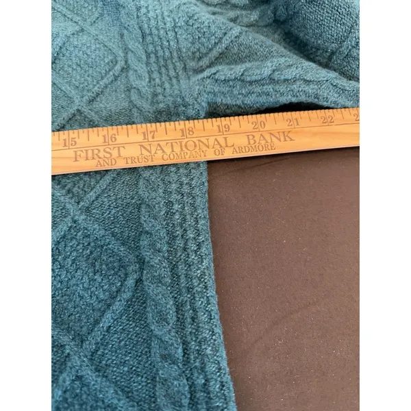 Peacock Cardigan CAbi 4657 Vibrant Dark Teal Timeless Classic Luxe Size‎ Small - Image 3