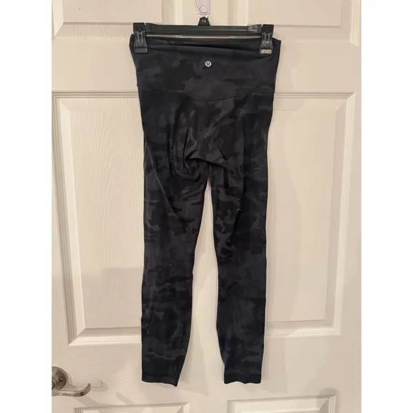 Lululemon Align High Rise‎ Leggings Camo Deep Coal Multi Size 4 25" Inseam - Image 2