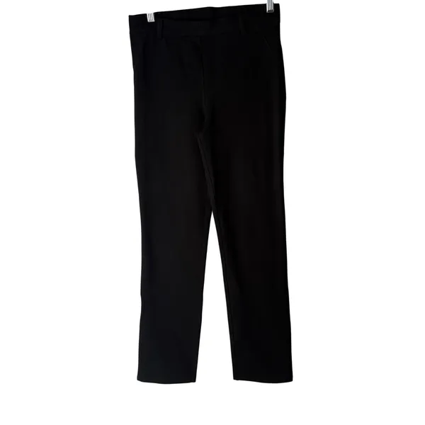 Quince Black Stretch Ponte Straight Leg Pants Women's S‎ Interview Outfit Women - Image 2