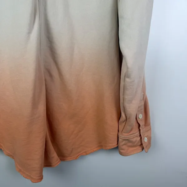 Offline by Aerie Lumber Jane Shacket Small Ombre Tye Die Button‎ Up Comfy Lounge - Image 3