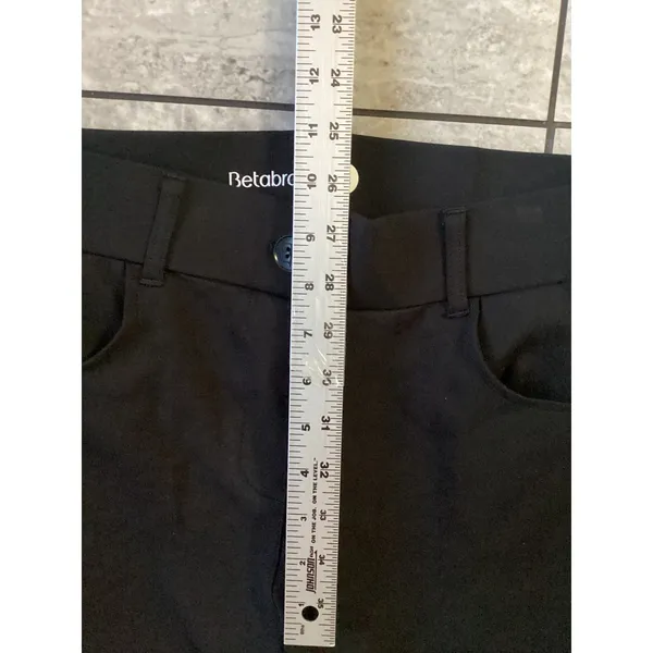 Betabrand Dress Pant Yoga Pants Black Bootcut XL W1682-BLK - Image 4