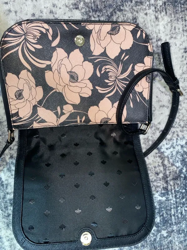 Kate Spade Gardenia Floral Print Crossbody Bag - Image 6