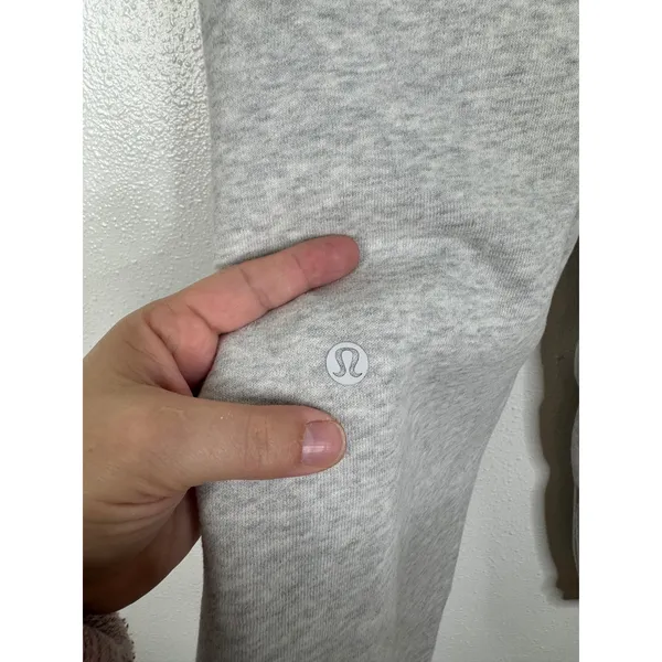 Lululemon Scuba Mid-Rise Oversized Jogger Heathered Core Ultra Light Grey XXS - Image 6