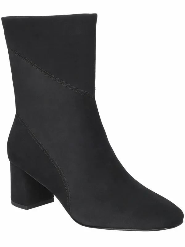 NWOB Bella Vita Classic Black Mid-Calf Block Heel Boots Size 10 Wide - Image 2