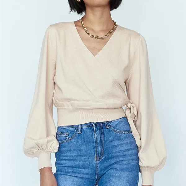 Princess Polly Stephie Sweater in Beige Size XS/S New with tag - Image 2