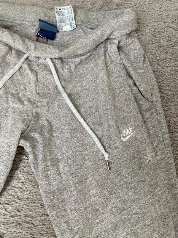 Nike LightBrown Drawstring Joggers - Image 5