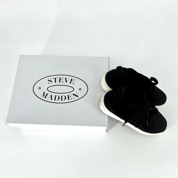Steve Madden‎ Lancer Pull On Sneaker with Laces Black Size 6.5 - Image 15