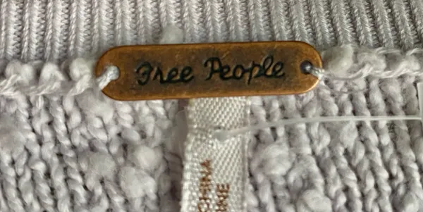 Free People-Light Lavender Color Sweatshirt-Womens Size Medium - Image 6