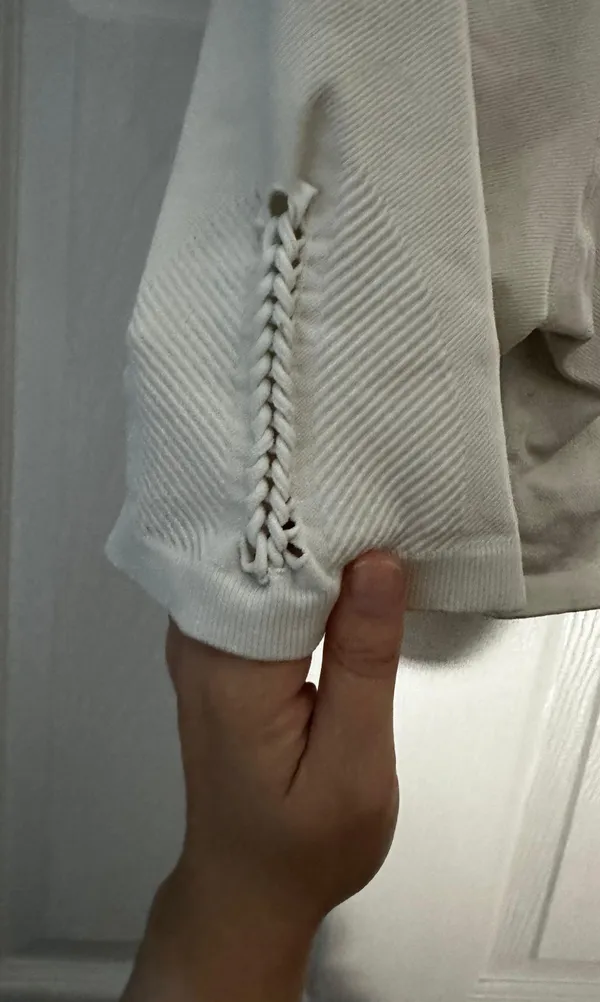 Aerie Offline White Biker Shorts - Image 3