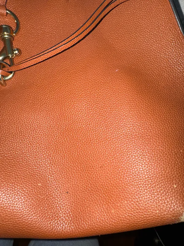 Rebecca Minkoff Megan Large Leather Tote Bag Brown - Image 8